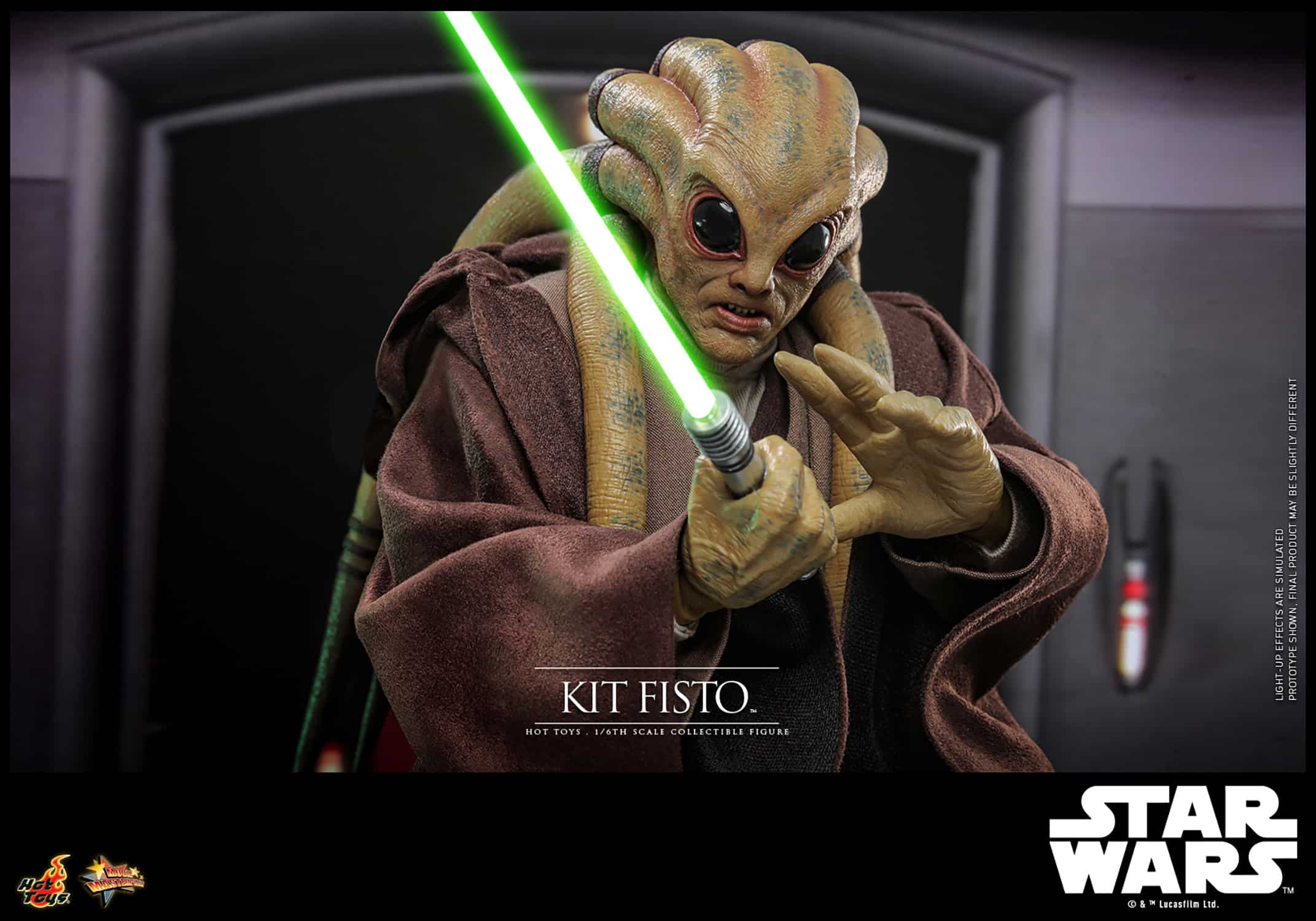 Hot Toys Kit Fisto Sixth Scale Figure Star Wars Limited Collectible