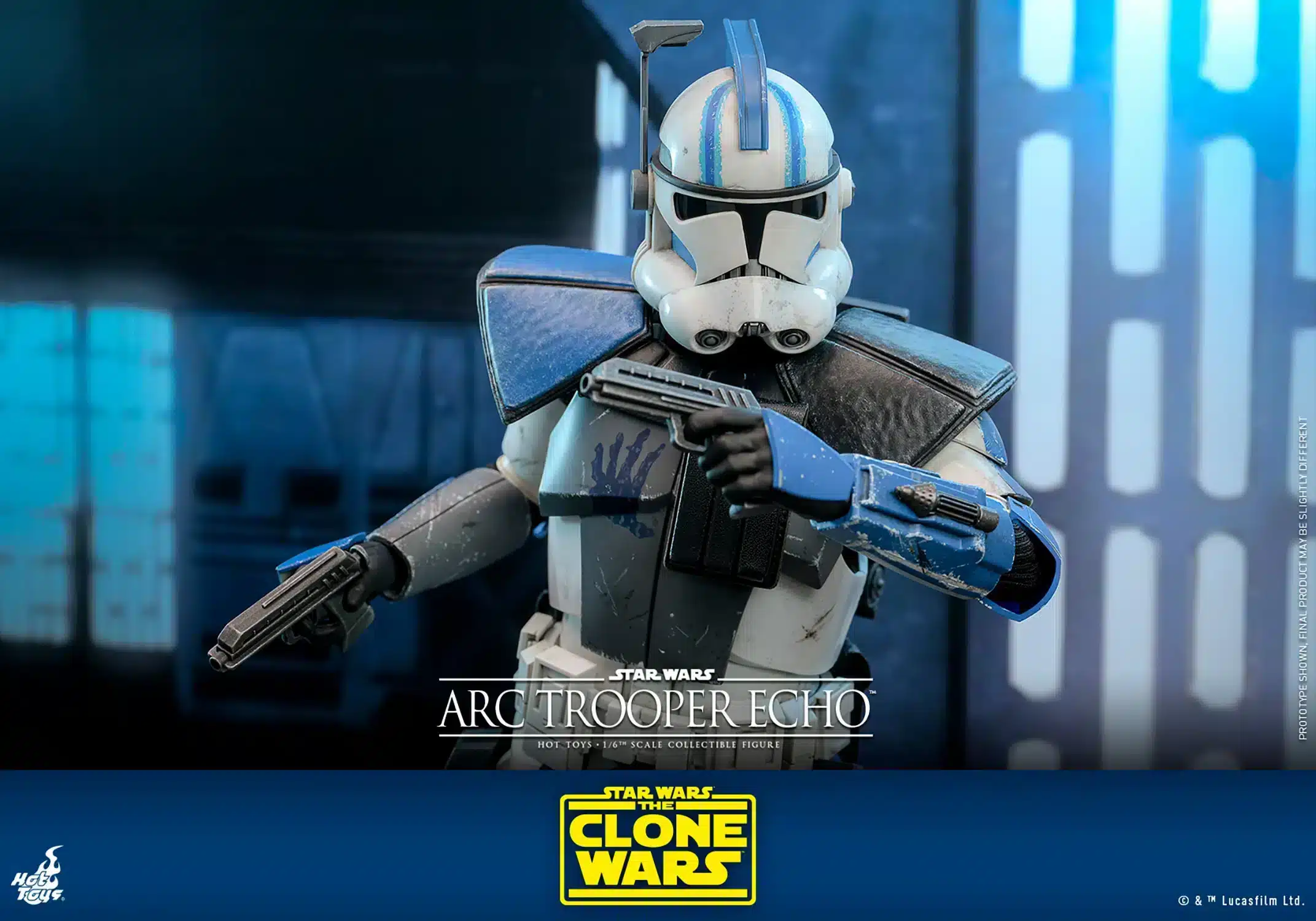 Hot Toys ARC Trooper Echo Sixth Scale Figure Star Wars 1:6 Limited Collectible