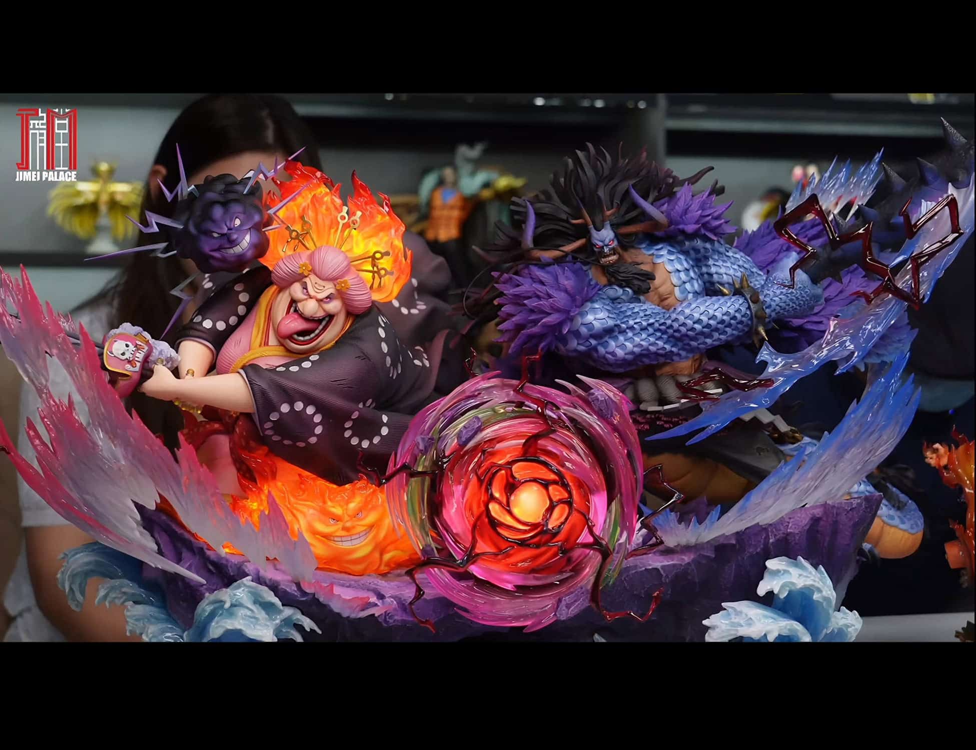 Jimei Palace Big Mom And Kaido With Hakai Statue One Piece Limited Collectible