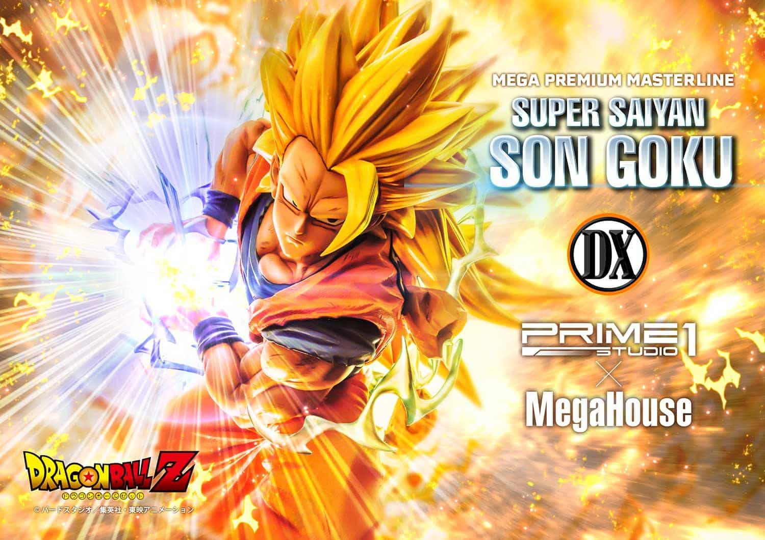 Prime 1 Studio Super Saiyan Son Goku Statue Dragon Ball Z Limited Anime Collectible