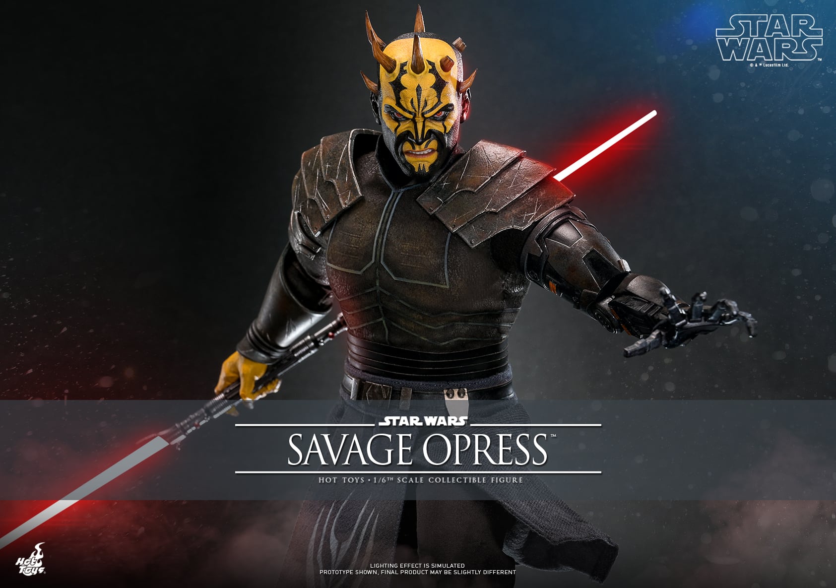 Savage Opress Sixth Scale Figure Star Wars The Clone Wars Limited Collectible