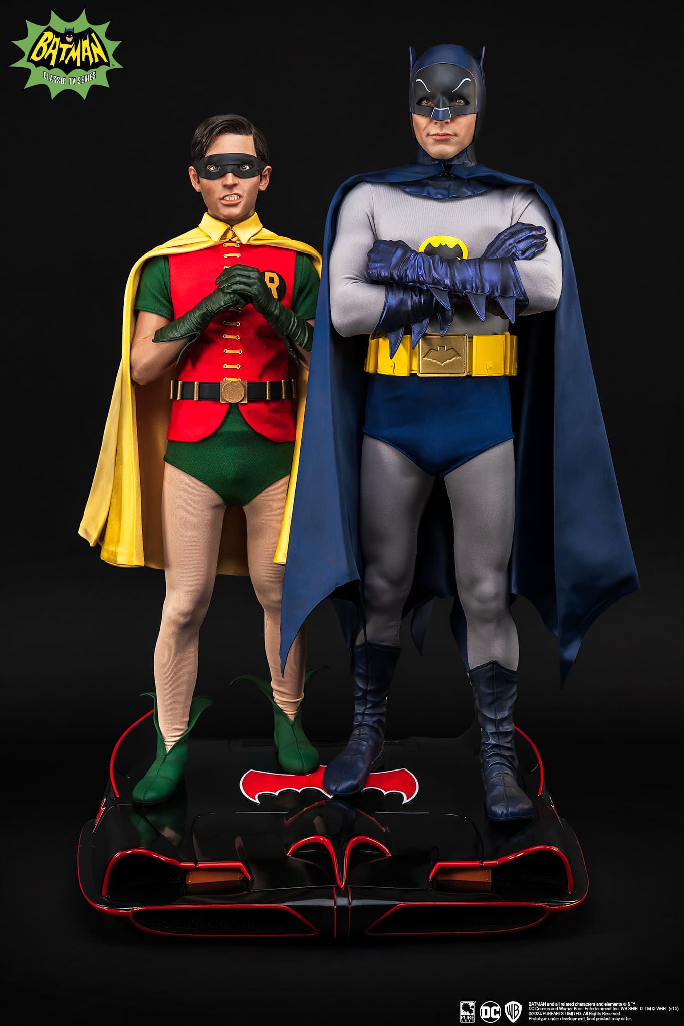 BLK BKG01_Batman & Robin 1_4 Scale Diorama - PureArts