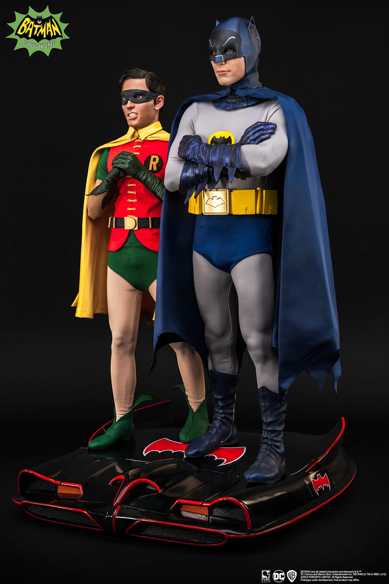BLK BKG08_Batman & Robin 1_4 Scale Diorama - PureArts