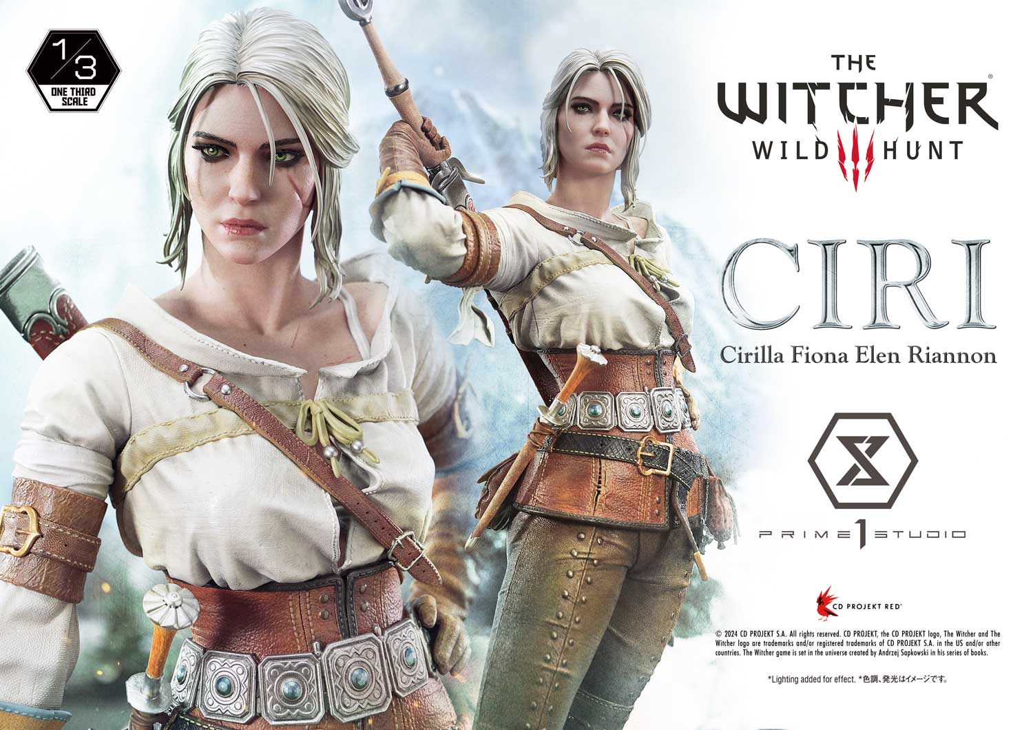 Ciri Fiona Elen Riannon Statue 1:3 Scale The Witcher 3 Wild Hunt Collectible
