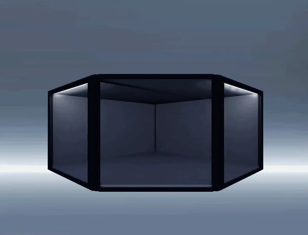 Sixth Series 45° Corner Unit Display Case