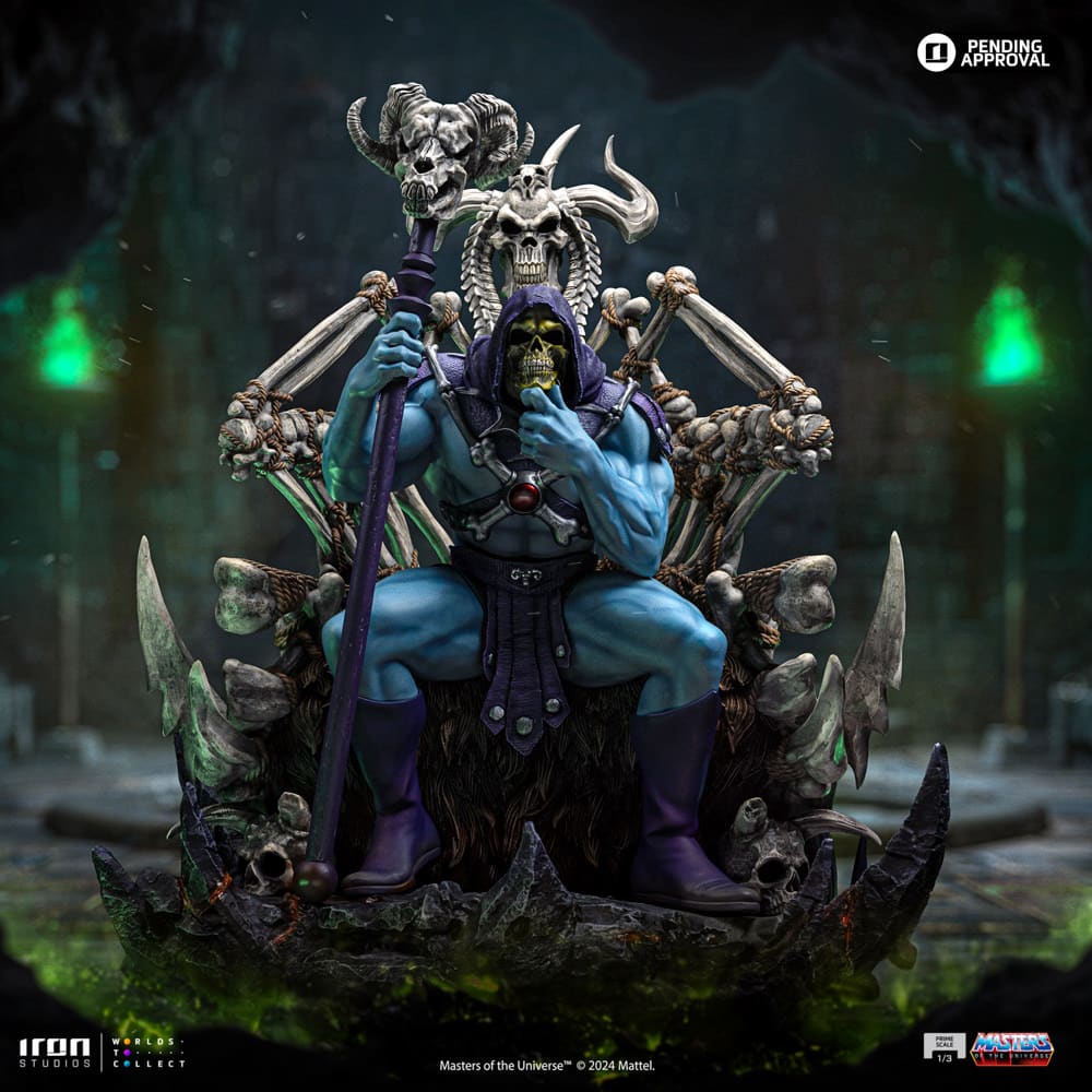 Skeletor On Throne Statue