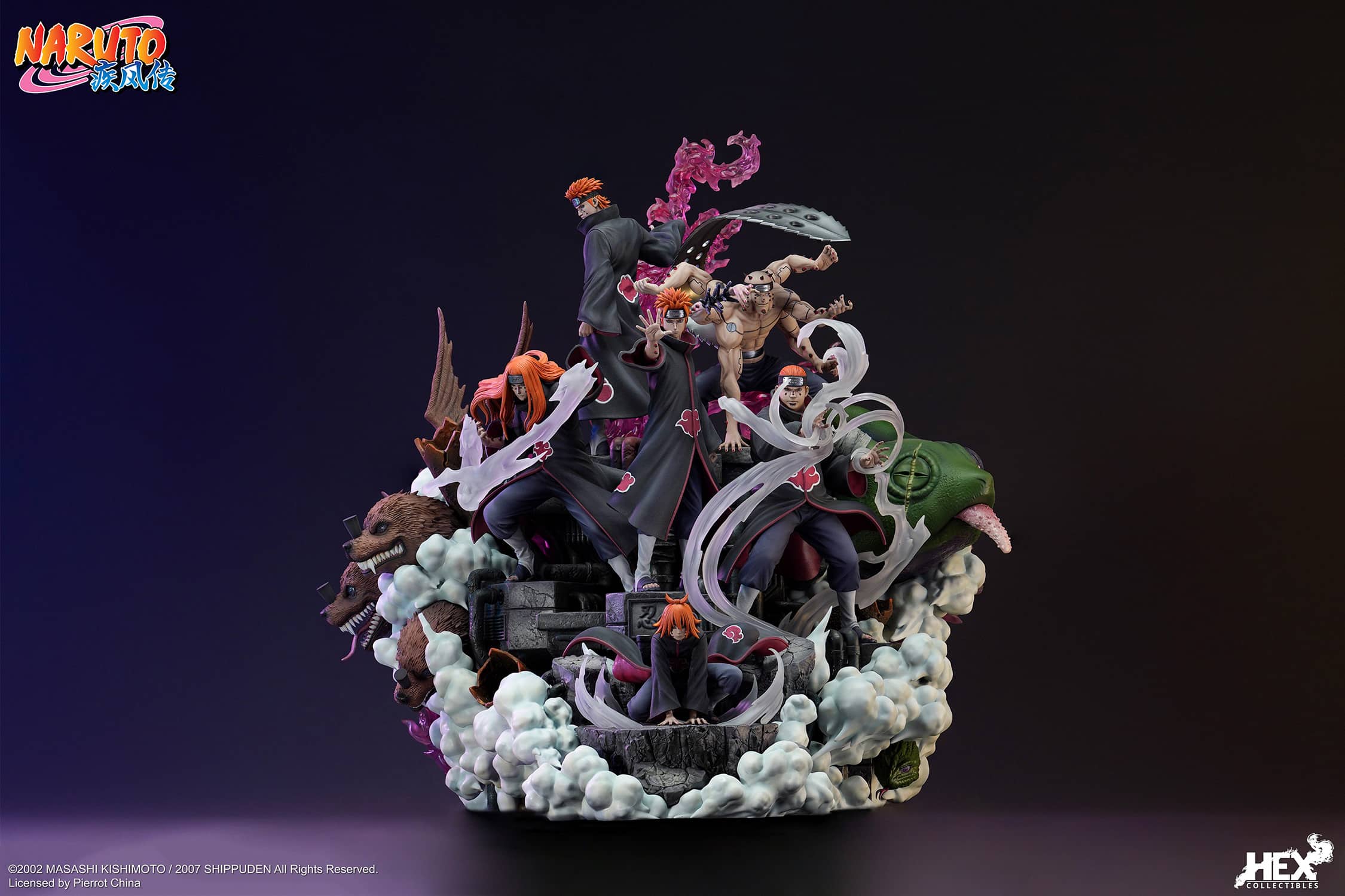The Six Paths Of Pain Statue Limited Naruto Shippuden Collectible