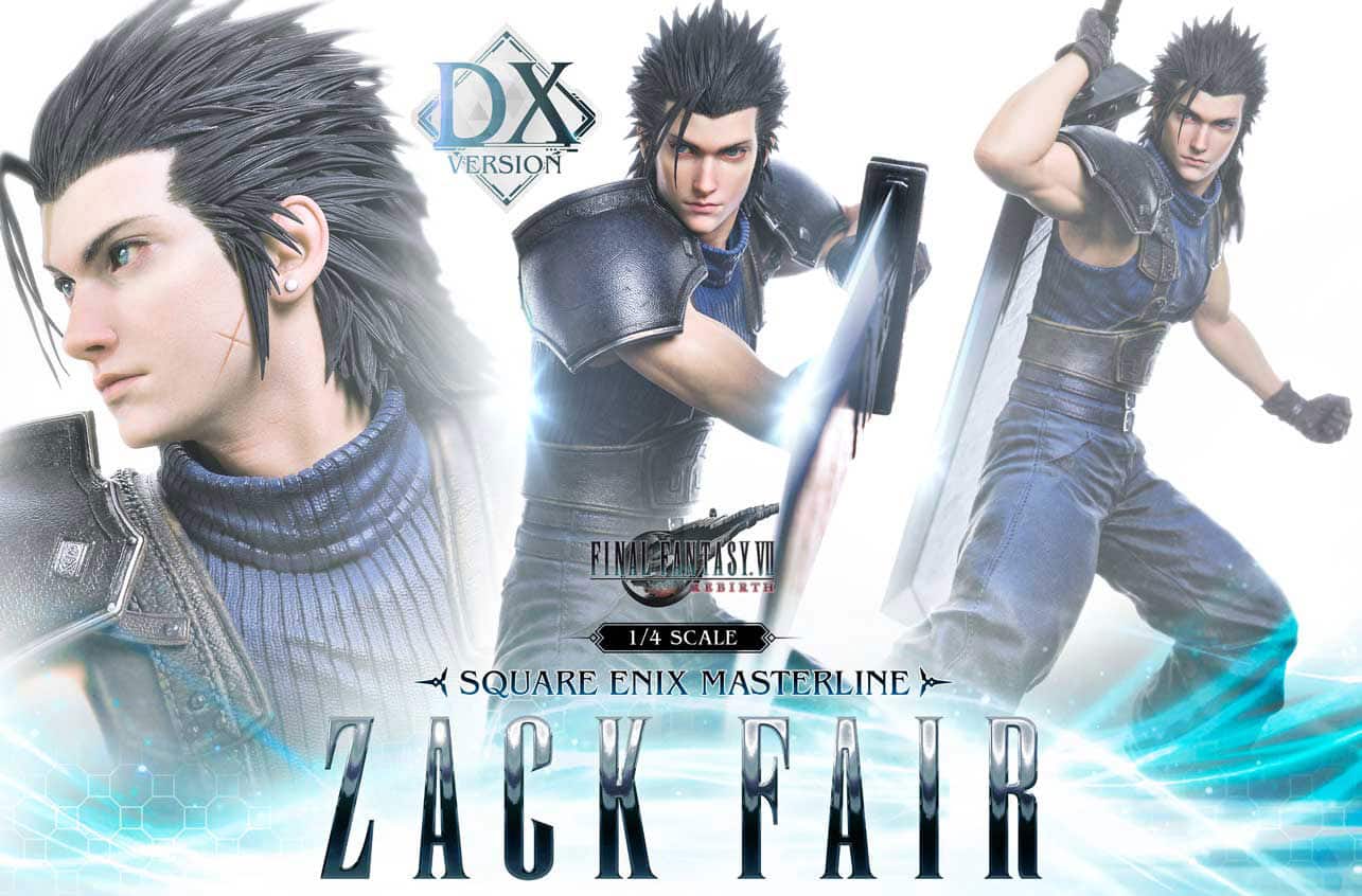 Zack Fair Deluxe Edition Statue Limited Final Fantasy VII Rebirth Collectible