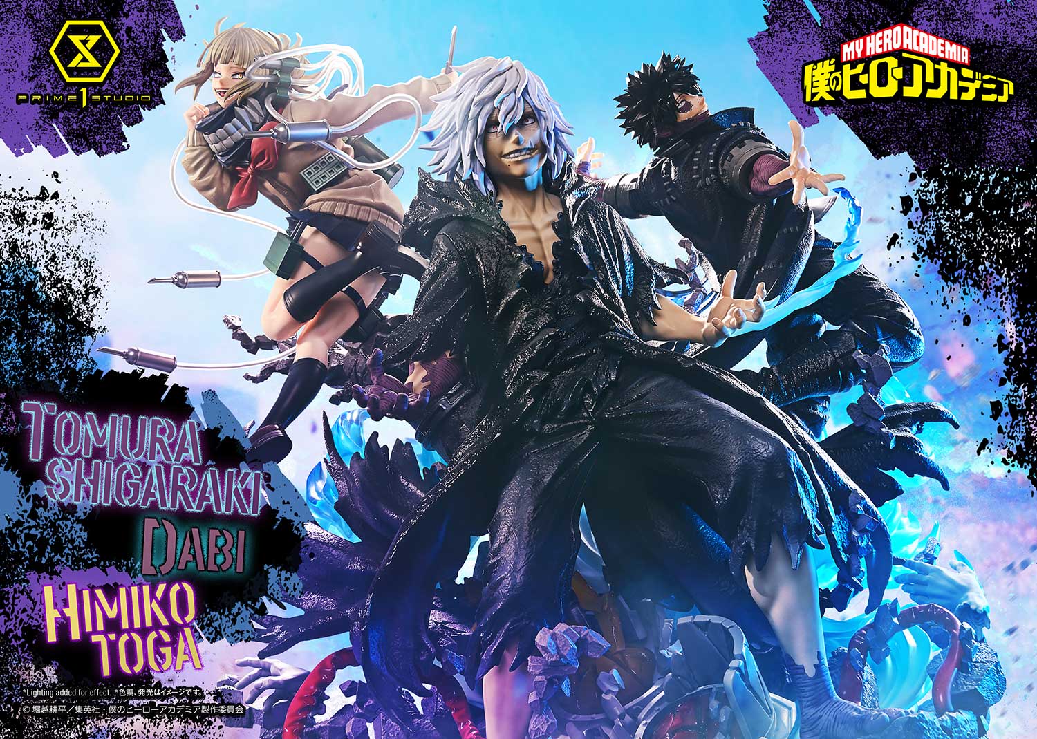 Tomura Shigaraki, Dabi, Himiko Toga Statue Diorama My Hero Academia Limited Collectible