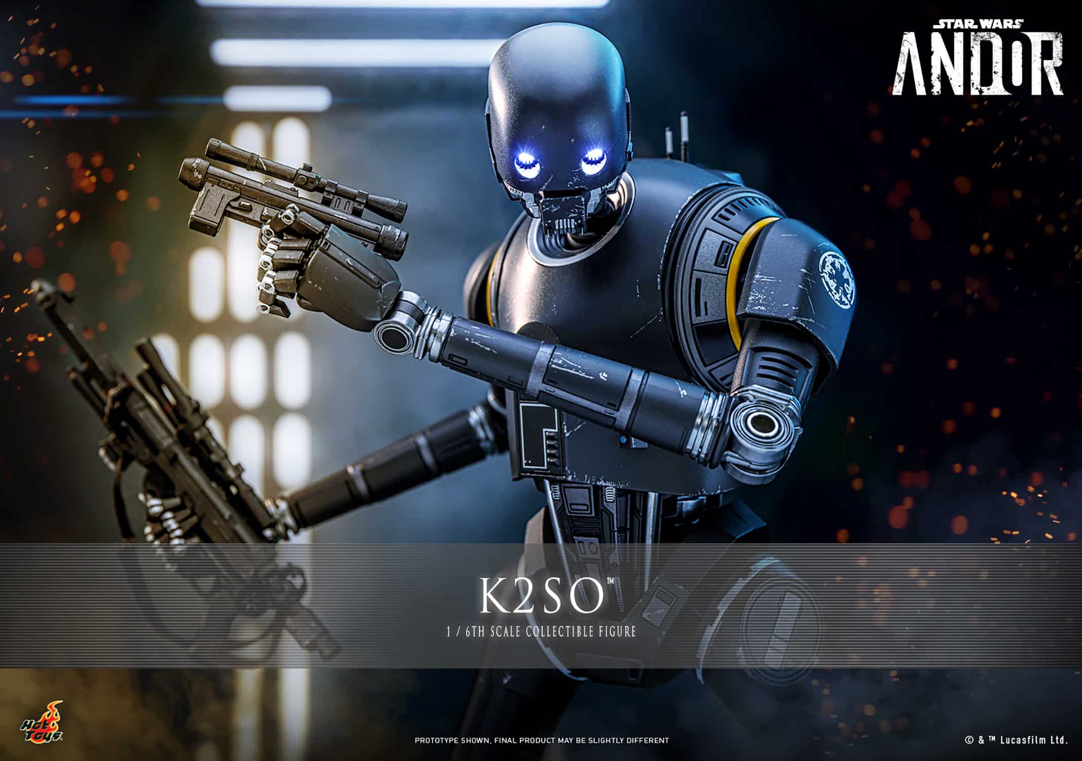 K-2SO Sixth Scale Figure Star Wars Andor Limited Collectible
