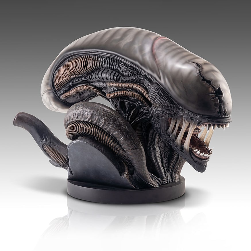 Scorched Xenomorph Life-Size Bust Alien Romulus Limited Collectible