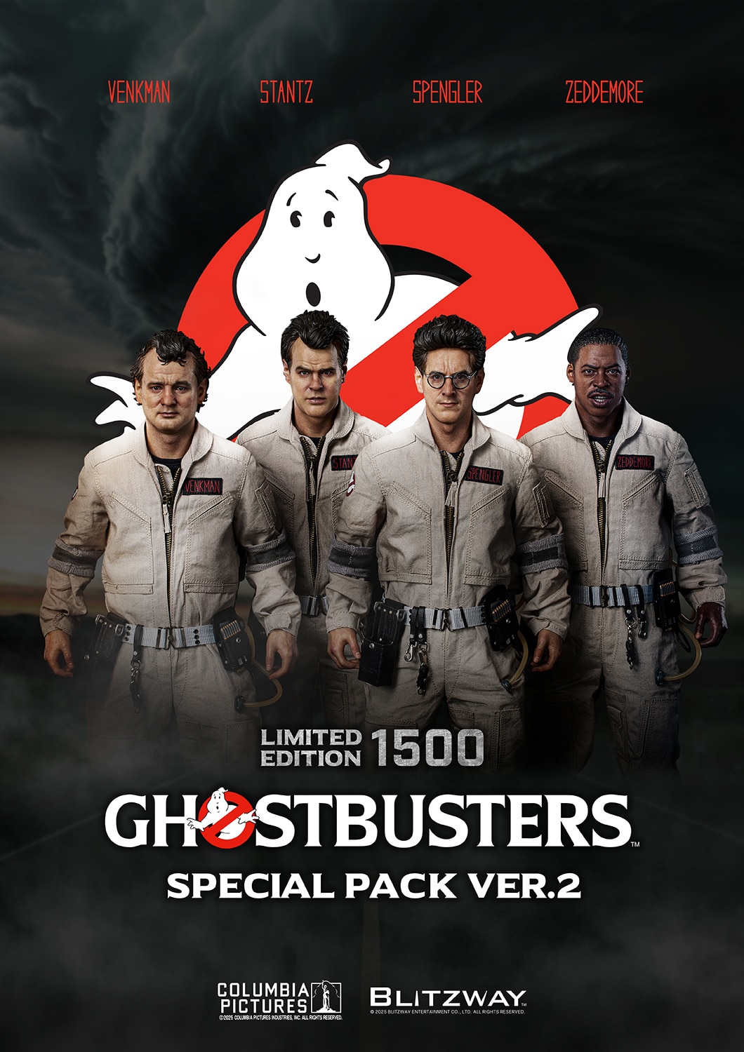 Ghostbusters Special Edition 4 Pack Venkman, Stantz, Spengler, and Zeddemore Sixth Scale Figure Set Collectible