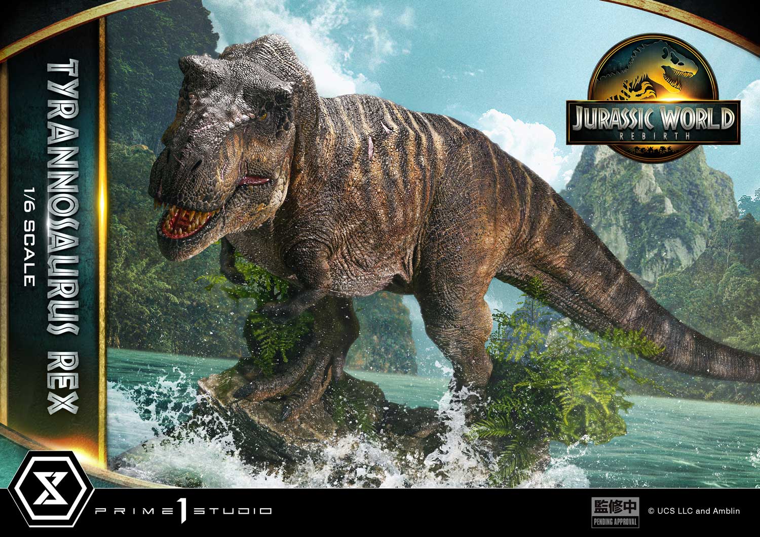 Tyrannosaurus Rex 1/6 Scale Statue Jurassic World Rebirth Limited Collectible