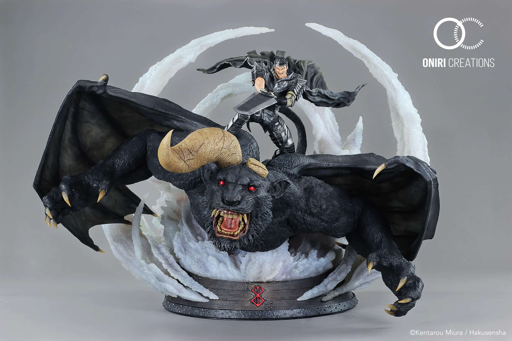 Guts and Zodd VS Ganishka Statue Diorama BERSERK Limited Collectible