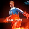 The Human Torch Sixth Scale Figure Fantastic Four Limited Collectible