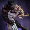 Beauty and the Beast Statue Sideshow Collectibles Original Art