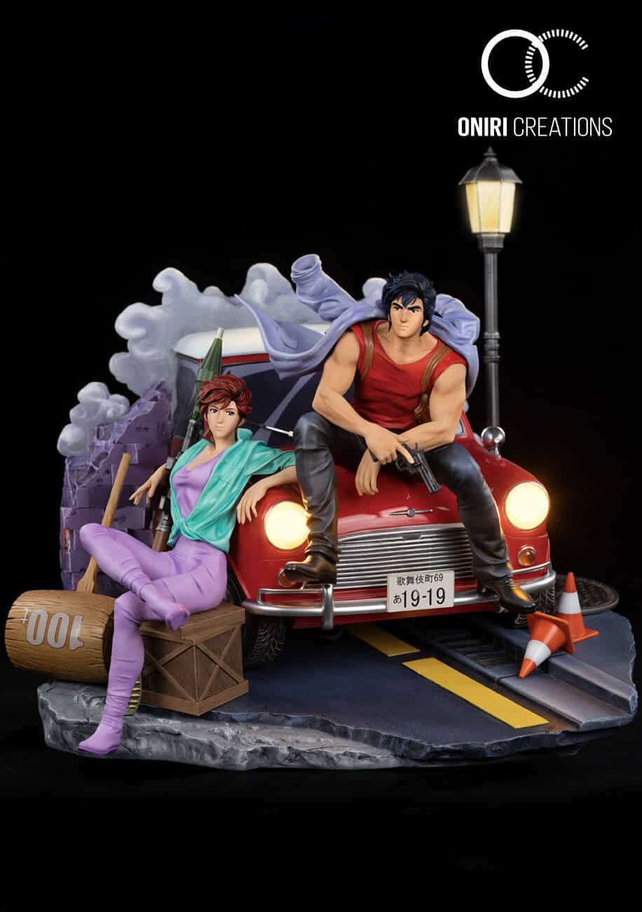 City Hunter 35th Anniversary Statue Ryo and Kaori