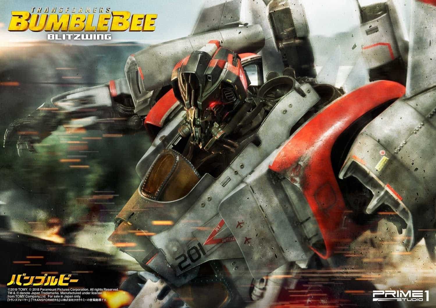 Blitzwing Statue Transformers Bumblebee Limited Collectible