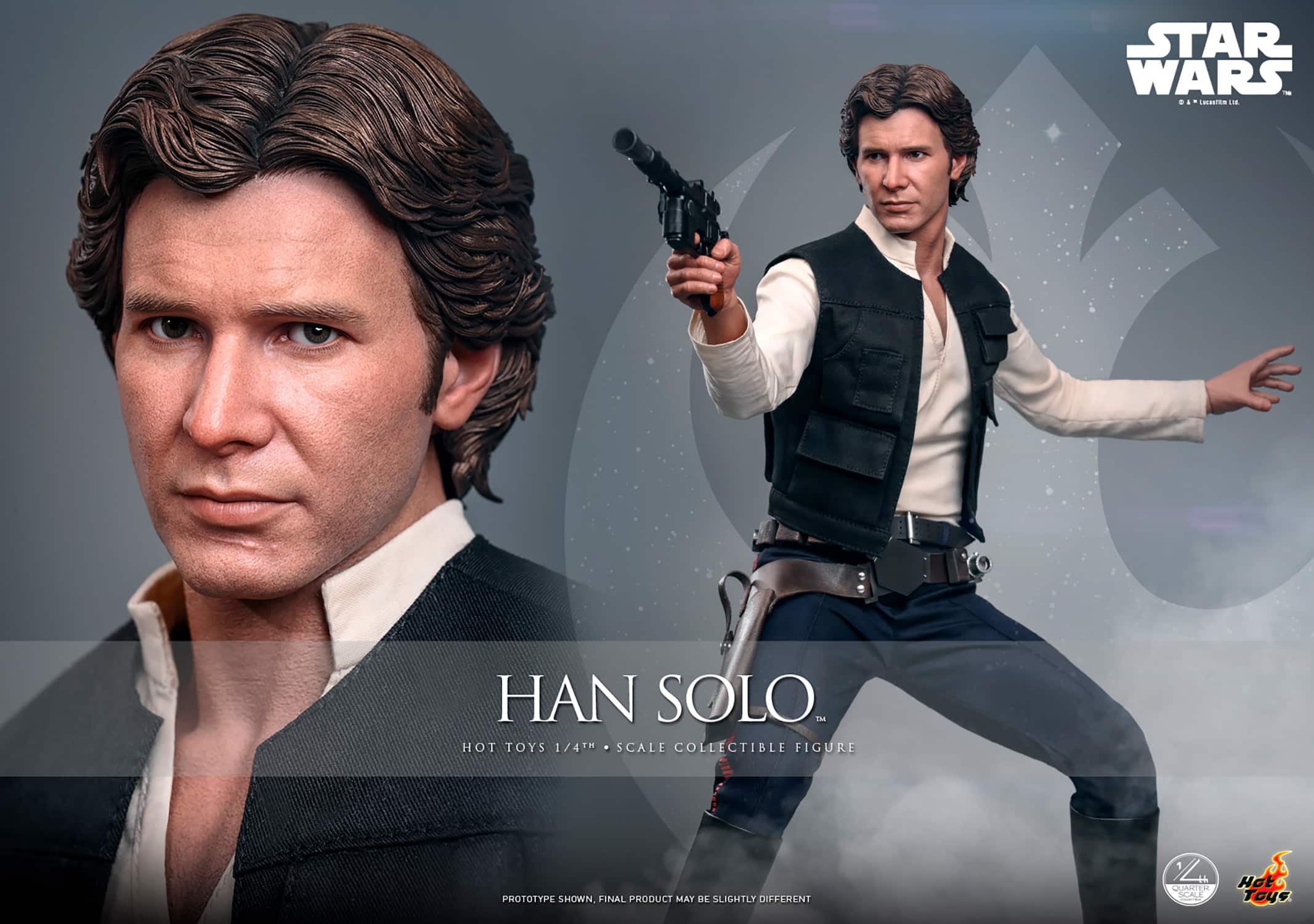 Han Solo Quarter Scale Figure Star Wars Limited Collectible