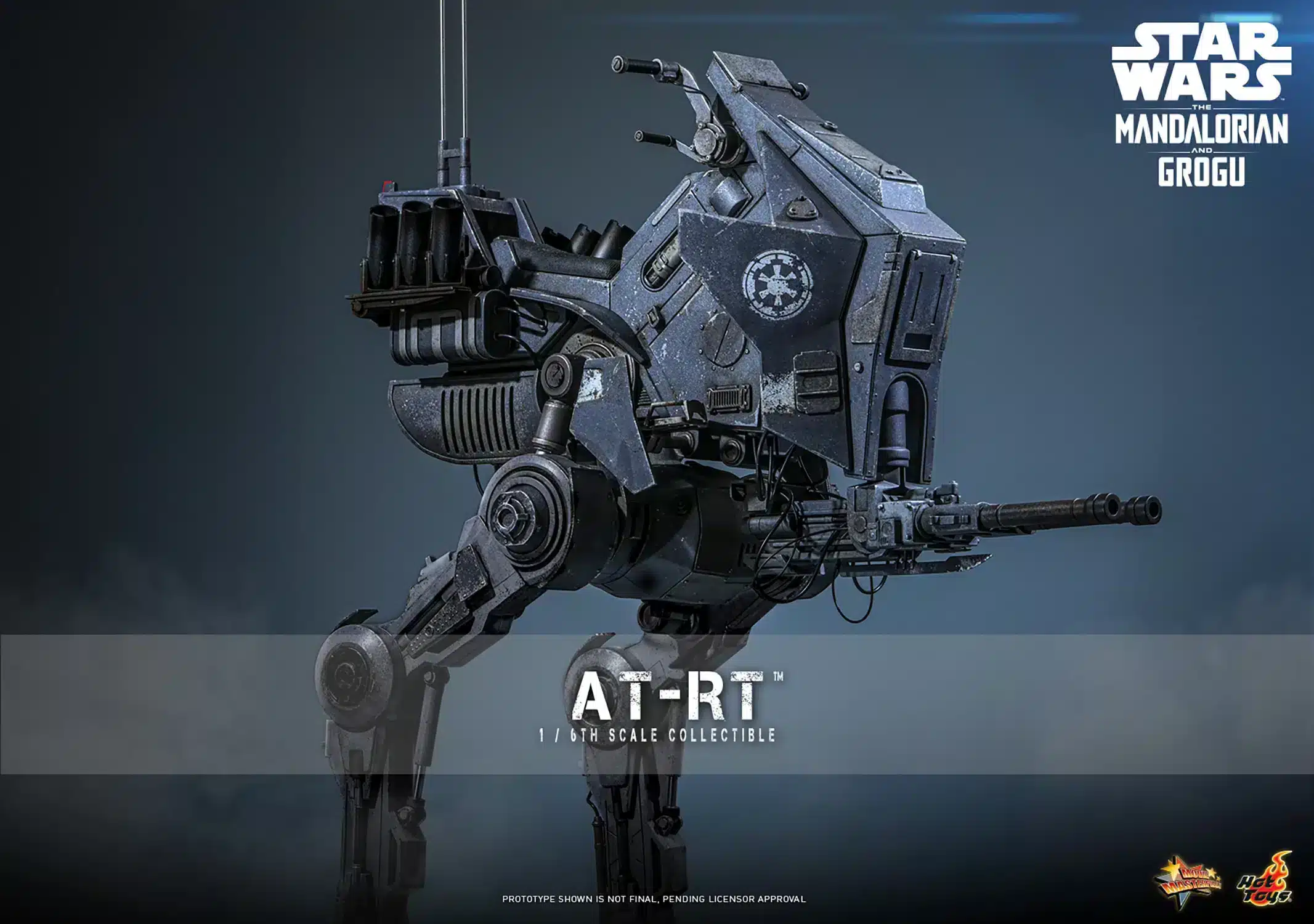 AT-RT Sixth Scale Figure Mandalorian & Grogu Limited Collectible
