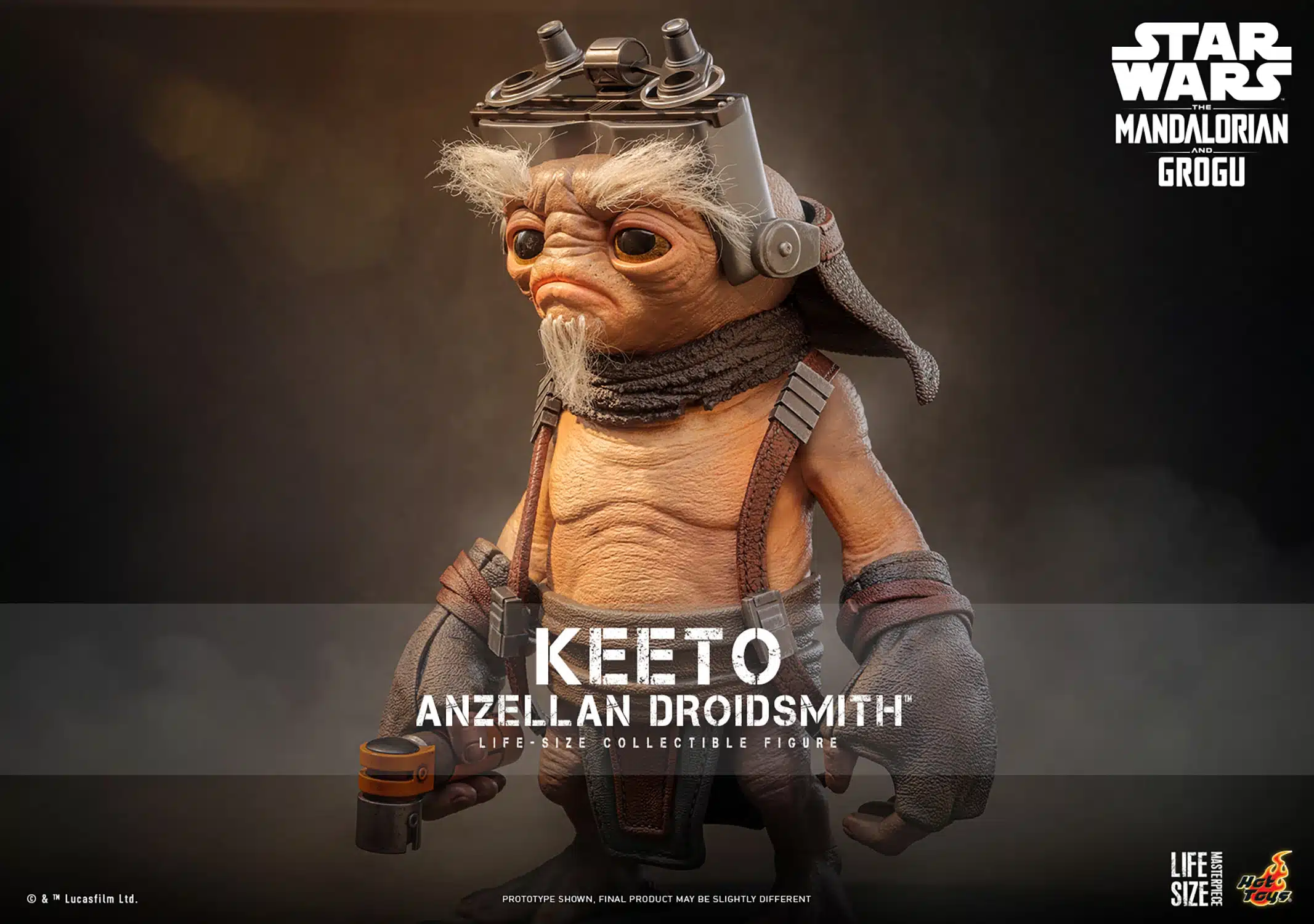 Keeto Anzellan Droidsmith Sixth Scale Figure The Mandalorian and Grogu Limited Collectible
