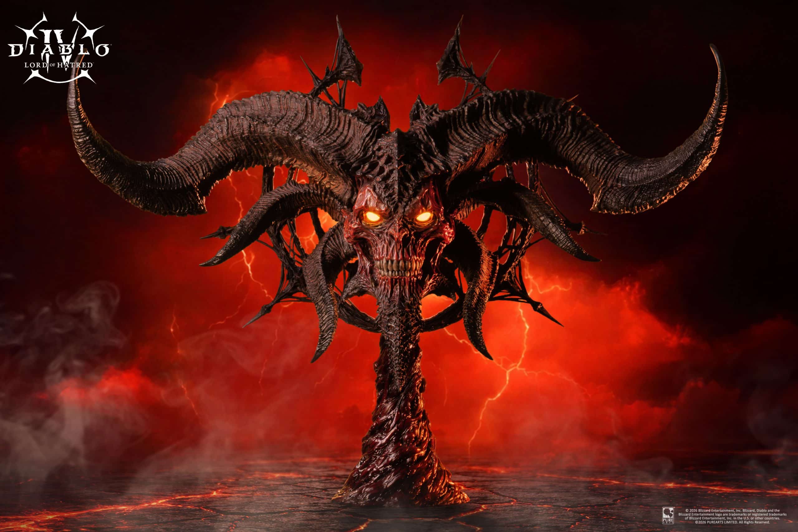 Lord Of Hatred Mephisto Art Mask DIABLO IV Limited Blizzard Collectible