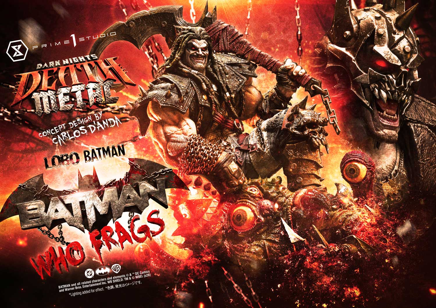 Lobo Batman: Batman Who Frags Statue Dark Nights: Death Metal Limited Collectible