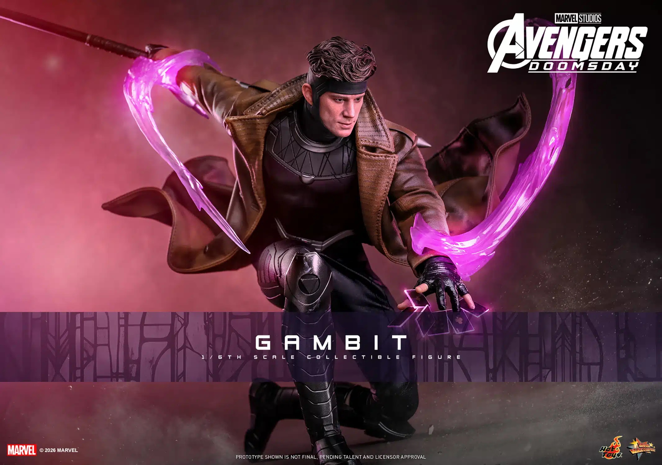 Hot Toys Gambit Sixth Scale Figure Avengers: Doomsday MMS911