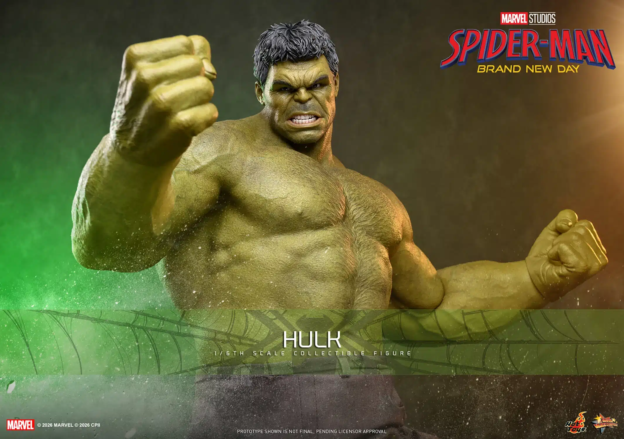 Hulk Sixth Scale Figure Spider-Man Brand New Day Limited Collectible MMS905