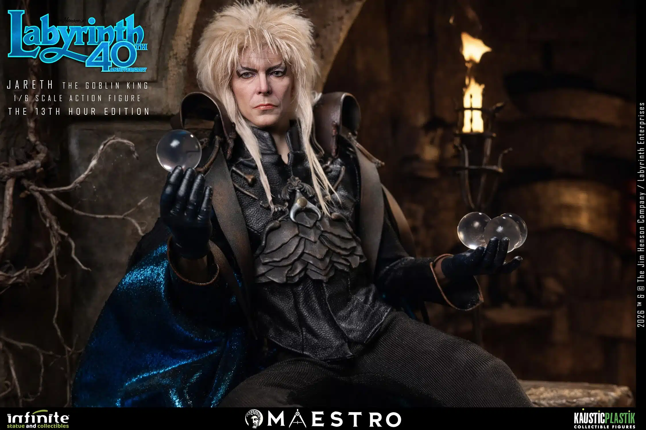Jareth The Goblin King Sixth Scale Figure The 13th Hour Version Labyrinth Limited Collectible