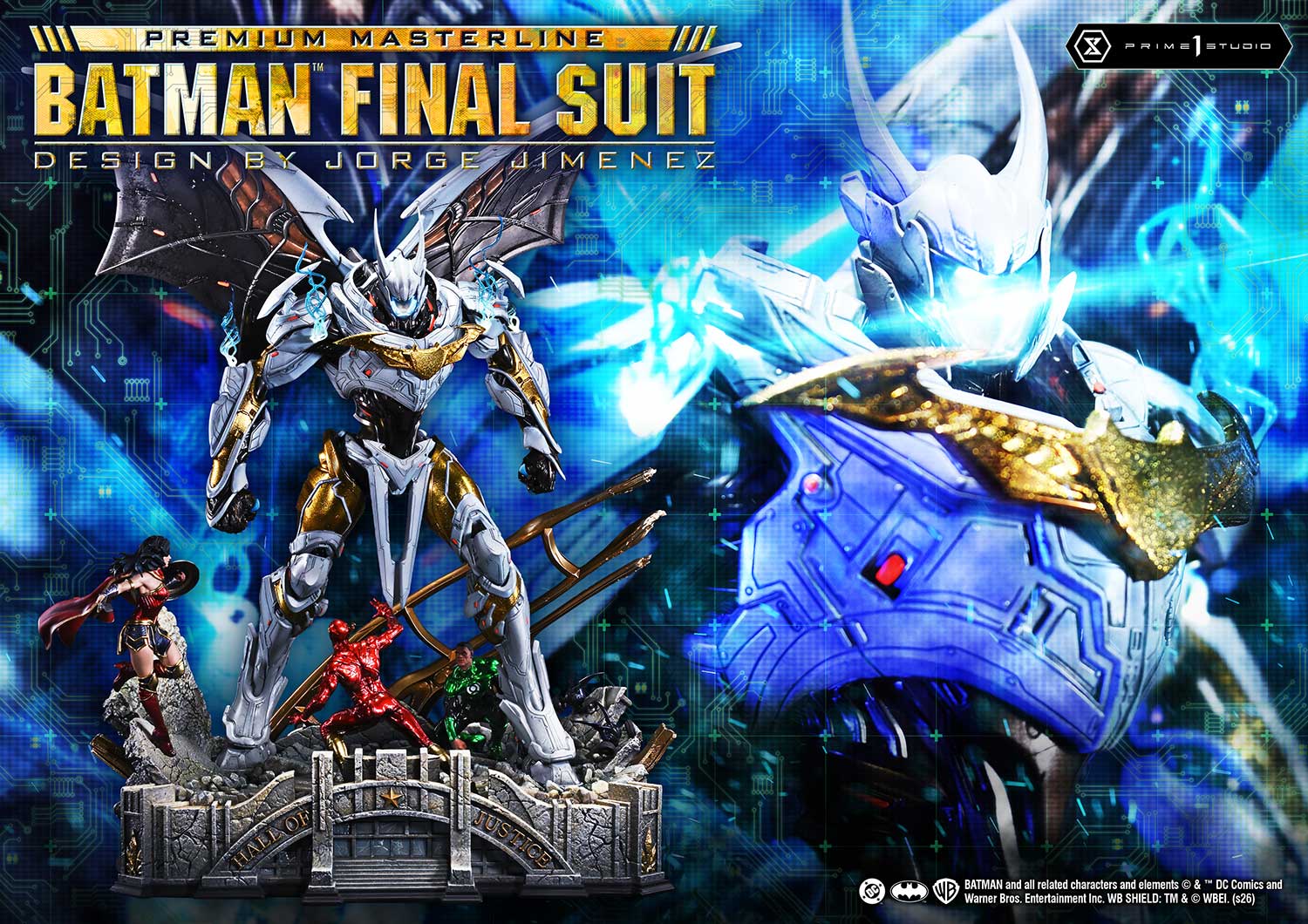 Prime 1 Studio Batman Final Suit Statue Justice League Limited Collectible