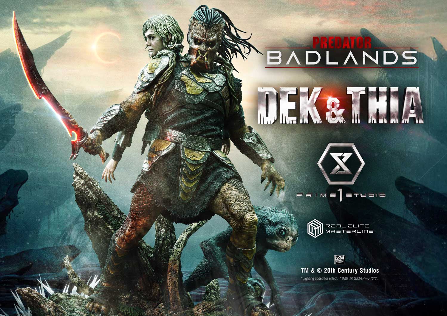 Prime 1 Studio Dek & Thia Statue Predator Badlands Limited Collectible